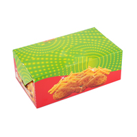 Impresión de logotipo personalizado de fábrica Cajas de embalaje de alimentos para llevar Cajas de pollo frito con patatas fritas y hamburguesas personalizadas
