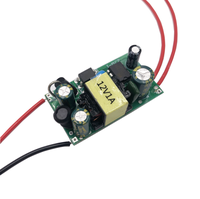 Ac 220v à 12v 1a Smps Open Frame Mini Module de Circuit de carte de transformateur d'alimentation avec câble ca et cc 20CM