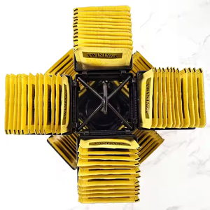 Bustine di tè espositore grande capacità 96 pezzi bustina di tè 2 livelli in metallo nero sacchetto di tè armadietto <span class=keywords><strong>dispensa</strong></span> - Product Image 4