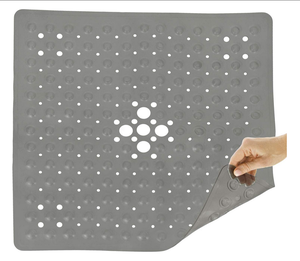 Shower Stall <strong>Mat</strong> - <strong>Square</strong> Bathroom Slipmat <strong>Bath</strong> Tub Suction Grip - Product Image 4