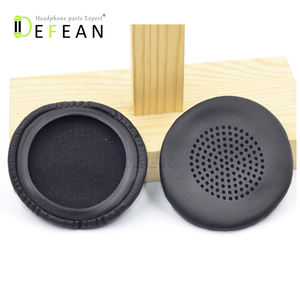 Defean-almohadillas para las orejas de cuero, <span class=keywords><strong>75</strong></span>, negras, de repuesto, para Jabra <span class=keywords><strong>evolve</strong></span> <span class=keywords><strong>75</strong></span> + auriculares - Product Image 2