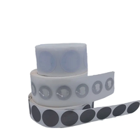 Échantillon gratuit 25mm 30mm NFC Flexible Haute Fréquence HF Anti-Métal Étiquette RFID Ronde