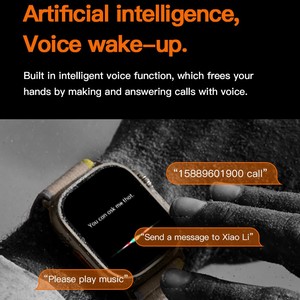 Smartwatch T11 Ultra3 a Buon Prezzo, Cassa in Lega, Cinturino in Silicone, Fitness Tracker Sportivo T11U3 <span class=keywords><strong>T</strong></span> 11 T11 Ultra 3 - Product Image 2