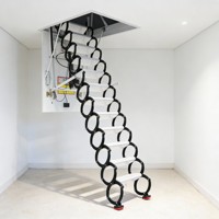 Escalier de grenier électrique pliable en aluminium pour projets d'amélioration de la maison
