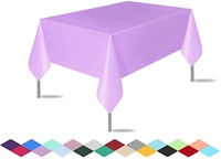 Bestimmte Zähigkeit Weiche Plastik tischdecke Wieder verwendbares Rechteck Große Tischdecke Für Party veranstaltungen