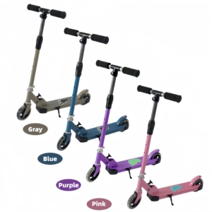 <span class=keywords><strong>Patinete</strong></span> Plegable Gris Ajustable, <span class=keywords><strong>Patinete</strong></span> No Eléctrico para Niños con Rueda Trasera de PVC de 120 mm para Niños y Niñas, Juego Diario - Product Image 5