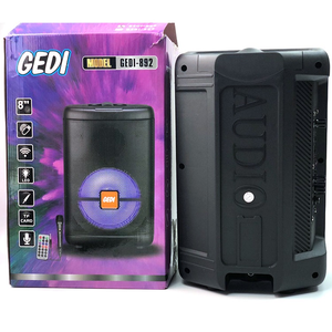 New Arrival 8 Inch Active Sound Box <strong>Mini</strong> <strong>Dj</strong> Kara pa <strong>System</strong> <strong>Speaker</strong> Outdoor Subwoofer Box with Microphone - Product Image 4