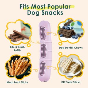 ZMaker Nuevo Juguete Masticable Dental con Cerdas para Limpieza de Dientes, Ecológico, Juguete Masticable y Cepillo 2 en 1, Juguete Interactivo para Perros - Product Image 2