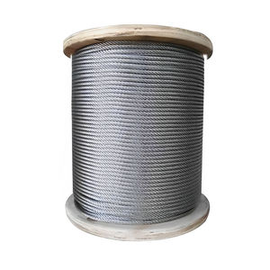 Câble en acier 6X37+FC IWS IWRC galvanisé pour levage et traction, cordes métalliques de différentes structures - Product Image 1