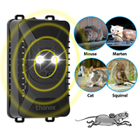 Débarrassez-vous des souris dans la voiture avec des ultrasons et des lampes de poche à LED répulsif contre les rongeurs à ultrasons pour véhicule 12V24V