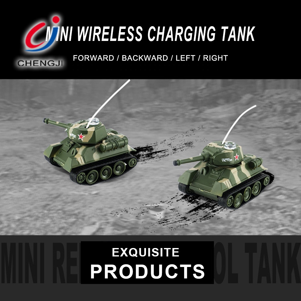 【新品未開封】MINI PANZER TANK 赤外線バトル機能付き　グリーン Remoteラジオコントロールバトルタンクミニプラスチック赤外線