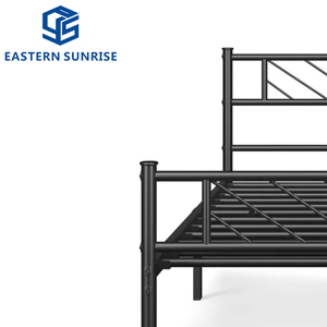 Cama Individual Económica <span class=keywords><strong>de</strong></span> Hierro Resistente, Fácil <span class=keywords><strong>de</strong></span> Montar, para Dormitorio, Hotel, Casa <span class=keywords><strong>de</strong></span> <span class=keywords><strong>Alquiler</strong></span> - Product Image 3