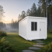 Maison préfabriquée pliable économique, conteneur portable, construction rapide, maison mobile pliable préfabriquée