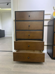 Cassettiera Moderna in Legno Massello, Mobile Contenitore con Cassetti per Camera da Letto e Soggiorno - Product Image 2