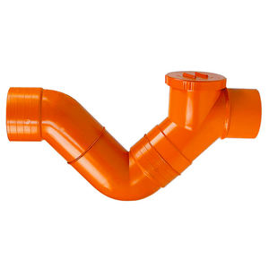 FLORENCE SIPHON 1 Horizontal Cap Orange PVC 125 with Cap 100 mm for <b>Municipal</b> & Environmental <b>Machinery</b> - Product Image 2
