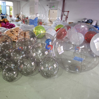 Ballons à bulles géants transparents réutilisables en PVC blanc noir rose orange gris grosses boules en PVC transparent pour décorations événementielles