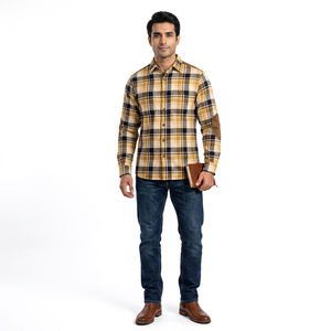 Chemise en flanelle matelassée thermique pour homme, veste à manches longues, doublure épaisse et respirante, veste à carreaux pour homme, veste pour homme - Product Image 1