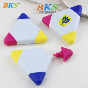 Marcador Fluorescente Triangular con Logotipo Personalizado, 5 Colores, Punta Oblicua, Regalo Promocional Publicitario, Mini Marcador - Product Image 6