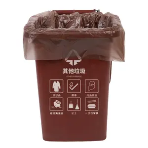 Sıcak satış yüksek kaliteli plastik çöp torbası sınıflandırılmış renkli çöp torbası 60*80cm, kalınlık 3.8 ipek, büyük fabrika tarafından sağlanan
