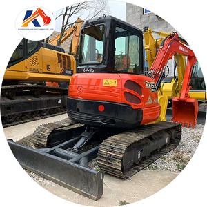 Mini-excavatrice sur chenilles Kubota KX155 d'occasion, en bon état de marche, à bas prix, certifiée CE/EPA, à vendre, excavatrice hydraulique - Product Image 1