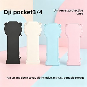 Estuche Protector de Silicona para Lentes de PC, Venta al por Mayor de Fábrica, para <span class=keywords><strong>Osmo</strong></span> Pocket 4, Resistente a Caídas y Arañazos - Product Image 2