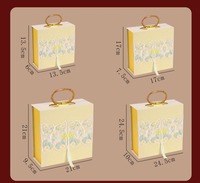 Boîte cadeau d'anniversaire en carton écologique personnalisée pour l'emballage de cadeaux, acceptant logo personnalisé sur boîte cadeau en carton gris