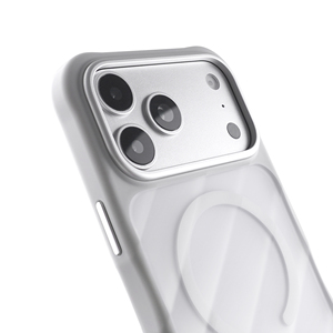 Fundas Magnéticas Transparentes Blancas de TPU y PC para iPhone 17 Pro Max, Acabado Mate, Antigolpes, Sensación de Piel - Product Image 2