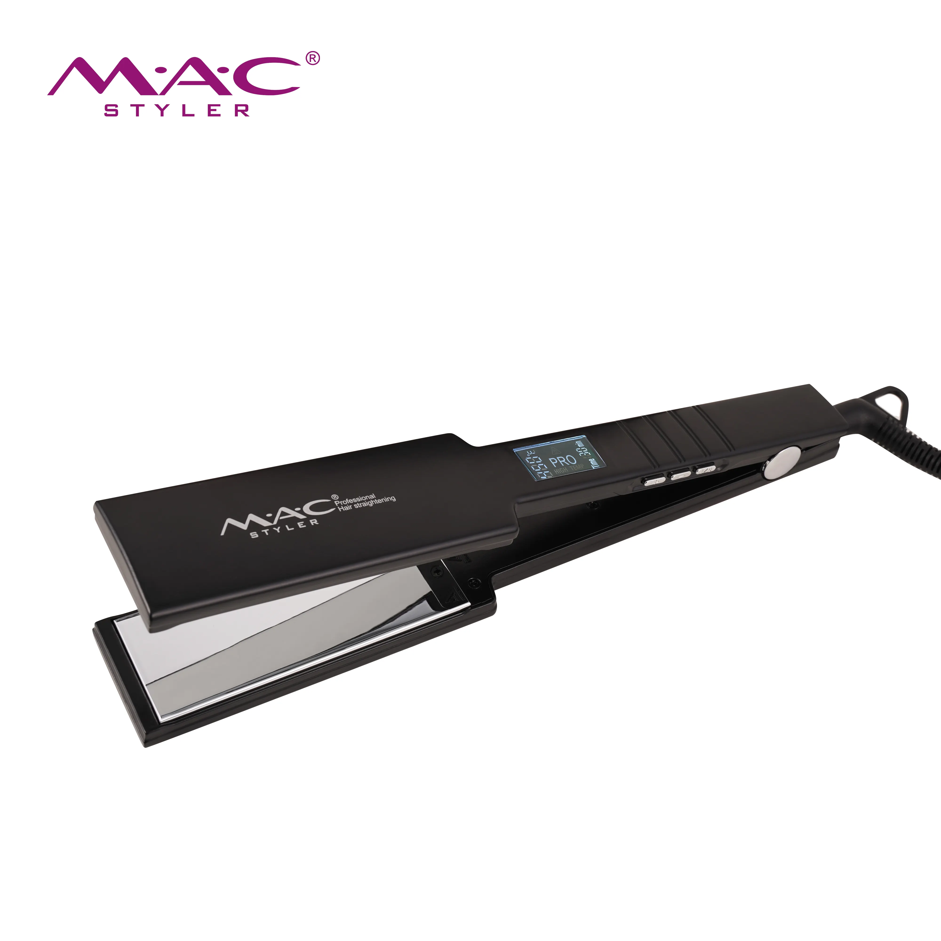 MAC Styler 450F ayna kaplama düzleştirici s titanyum düzleştirici profesyonel geniş plaka saç demir düzleştirici