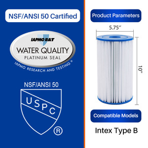 INTB <strong>Spa</strong> Pool Filter Replacement Cartridges Compatible <strong>With</strong> <strong>Intex</strong> Type B 29005E Hot Tub Filters - Product Image 3