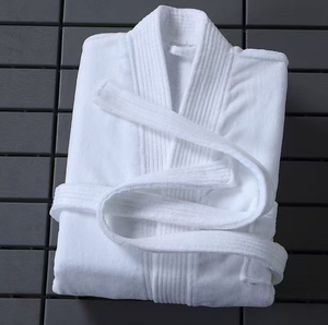 맞춤형 자수 여성용 목욕 가운 면 벨벳 럭셔리 5 성급 호텔 가운 도매 스파 목욕 가운 공급 업체 OEM - Product Image 5