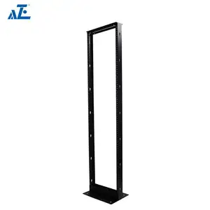 Armadio Rack a telaio aperto in alluminio a 2 colonne 19 pollici 13U 19 "25U 42U 45U 55U custodia di rete per Server dati Standard con viti 12-24