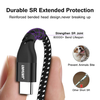 Câbles de téléphone portable Jianhan, nouveau design, câble de charge USB, type C, 5A, câble rapide