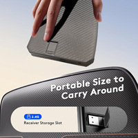 Clavier Ergonomique Sans Fil Personnalisable, Clavier Divisé Pliable Rechargeable Portable pour Voyage et Bureau, Compatible Windows/PC