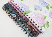 2026 couverture rigide A5,A6 carnet de notes en papier à spirale Journal daté hebdomadaire mensuel annuel organisateur planificateur cahier avec autocollants