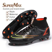 Zapatillas de deporte artificiales profesionales personalizadas para niños, calzado original de entrenamiento de fútbol para interiores