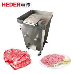 Máquina cortadora de carne de vaca, cabra, carne, pollo, pecho, rebanadora fina, automática - Product Image 1