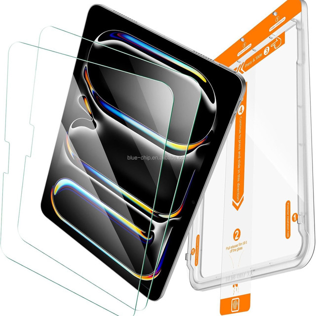 Anti-scratch Shock for IPad Mini Air Pro 2024 Screen Protector Film Easy Applicator 9H Tempered Glass Dust-free Installation Kit