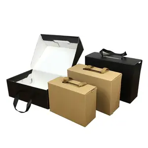 Multi Color Custom Logo Luxury Mailer Box Shoes Packaging Gift Boxes with Handle