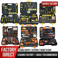 Ensemble d'outils professionnels durables et complets pour la maison, la maintenance et la réparation de machines, le travail du bois et le jardinage