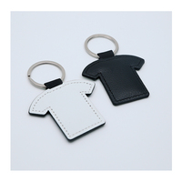Großhandel Souvenir D-Ring Sublimation leerer Schlüsselanhänger Ledern Auto Logo Schlüsselhohler Auto-Schlüsselanhänger individuelle Schlüsselanhänger