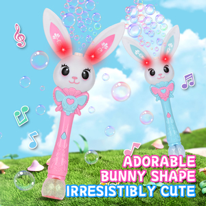 Bâton à bulles pour jouer en plein air Bemay Toy, baguette à bulles en forme de lapin avec lumière et <span class=keywords><strong>musique</strong></span> - Product Image 5