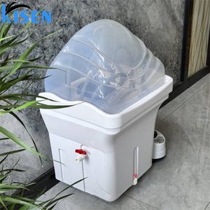 Kisen Cabine de douche portable, bac de lavage pour salon de coiffure et SPA capillaire, lit vapeur, bac à shampoing avec réservoir d'eau - Product Image 6