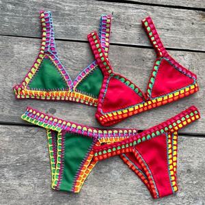 Traje de Baño de Ganchillo Hecho a Mano Personalizado, Bikini para Chica, Bikini Sexy, Conjunto de Dos Piezas, Traje de Baño para Mujer - Product Image 2