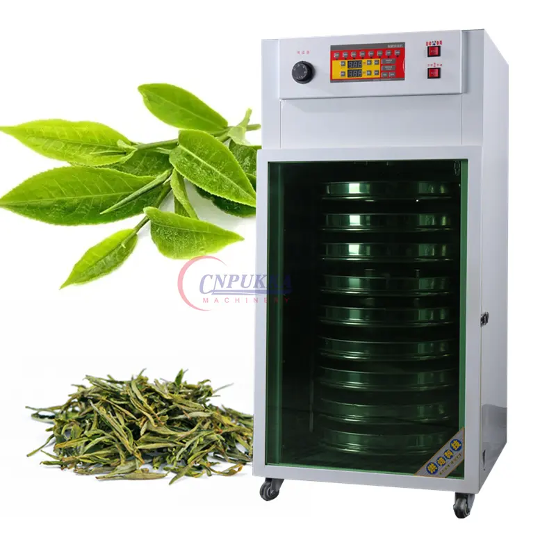 Machine de séchage de feuilles de moringa de graines de thé de fruits légumes commerciale automatique à 9 couches