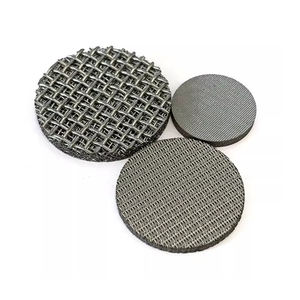 30*5mm 50*5mm 50μ m Acier inoxydable 316L Feuille filtrante frittée en poudre multicouche Filet tissé Filet de traitement des eaux usées - Product Image 1