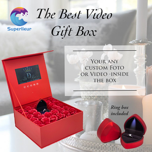 Écran LCD de boîtier vidéo numérique intelligent de 7 pouces Superlieur prend en charge les formats <span class=keywords><strong>JPG</strong></span>/<span class=keywords><strong>PNG</strong></span>/JPEG MP4 musique MP3 pour les invitations de mariage - Product Image 3