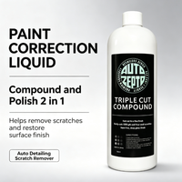 Liquide de Correction de Peinture et de Polissage 2-en-1 pour Éliminer les Rayures de Voiture