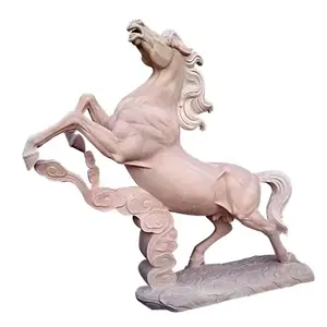 Большая лошадь в натуральную величину, статуя секс-девушки, античная латунная статуя лошади, статуя белого мрамора, статуя лошади