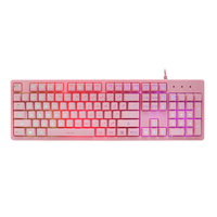 Vente chaude YH903 filaire USB PC clavier d'ordinateur 104 touches clavier de jeu mécanique avec 9 couleurs claires nouvel état