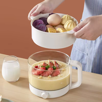 Casserole électrique de voyage auto-chauffante pour la cuisine, mini-casserole multifonctionnelle ultralégère, cuiseur vapeur, vente en gros